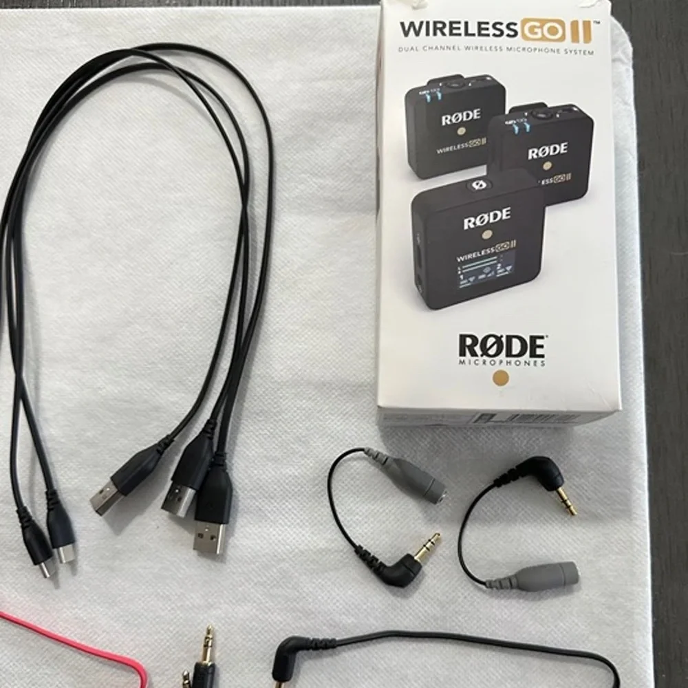Rode Mic Wireless Go / (2) Smart Lav+/ (2) Sc3 / Sc11/ Dcs-1 Mount **BUNDLE**
